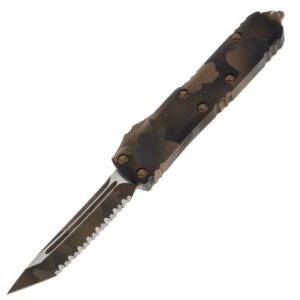 Microtech UTX-85 Coyote Camo Tanto Full Serrated (001)