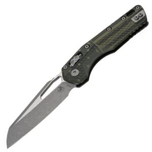 нож Microtech MSI OD Green с клинком Apocalyptic и флагом США