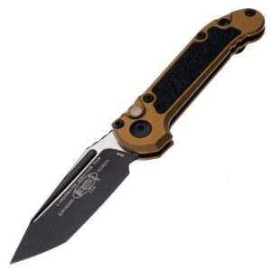 Нож Microtech LUDT Gen III Tan с клинком Drop Point и алюминиевой рукоятью