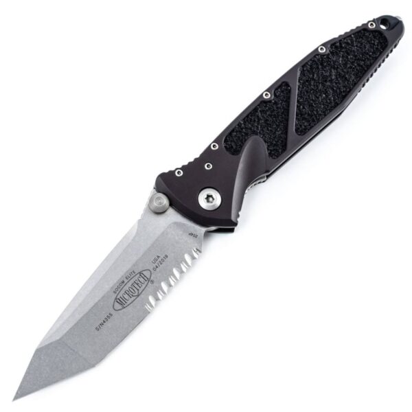 Нож Microtech SOCOM Elite Tanto Stonewash с клинком Tanto и алюминиевой рукоятью