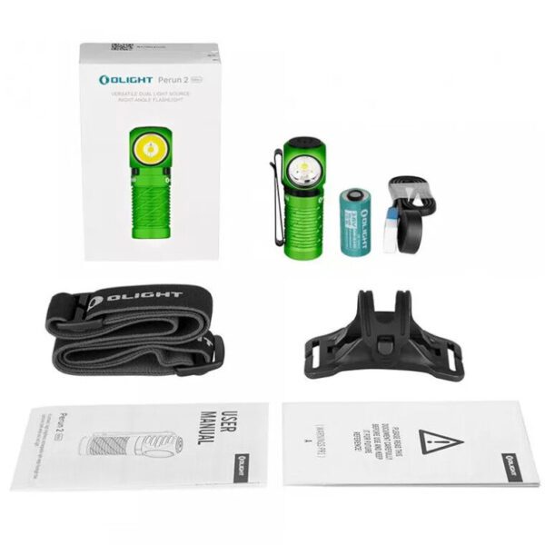 Налобный фонарь Olight Perun 2 mini Lime Green — изображение 5