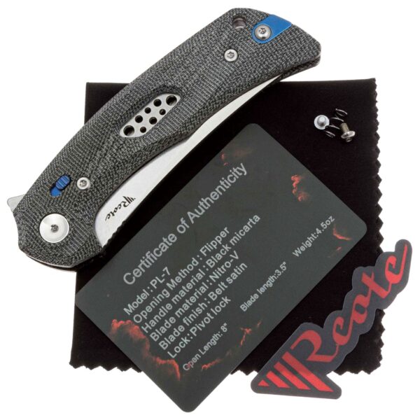 Reate PL-7 Black Micarta — изображение 6