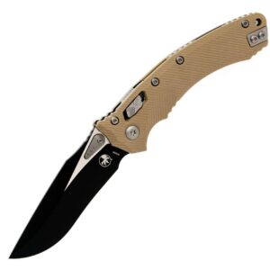Microtech Amphibian Tan G10 Black