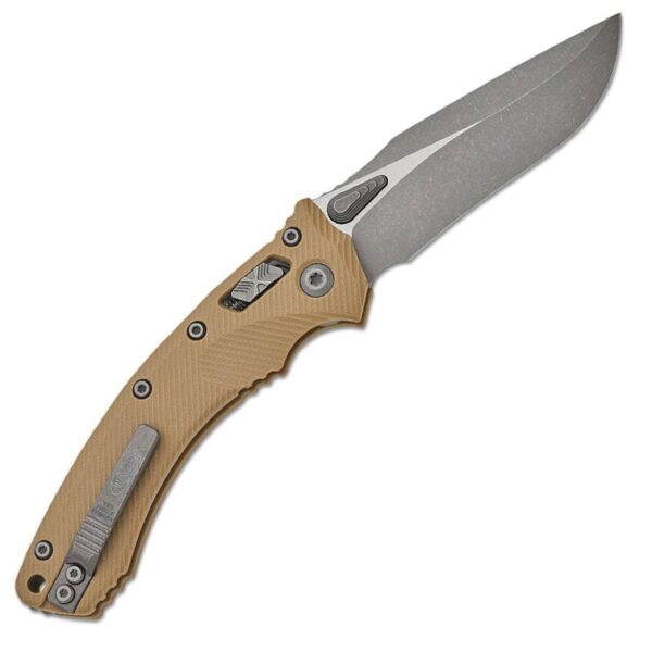 Microtech Amphibian Tan G10 Apocalyptic