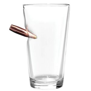 Caliber Gourmet Bullet Pint Glass