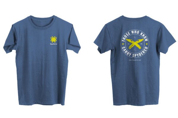 Spyderco T-Shirt Those Who Know Blue — изображение 2