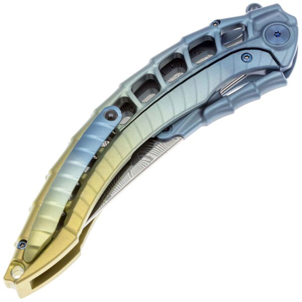 Rike Alien 4 Blue/Gold Titanium Damasteel — изображение 4