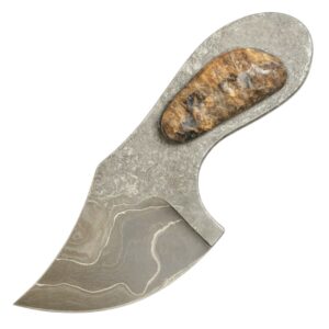 Broken Anvil Kiridashi Redwood Damascus