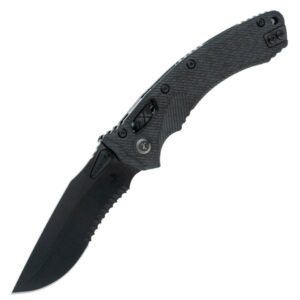 Microtech Amphibian Fluted Carbon DLC P/S
