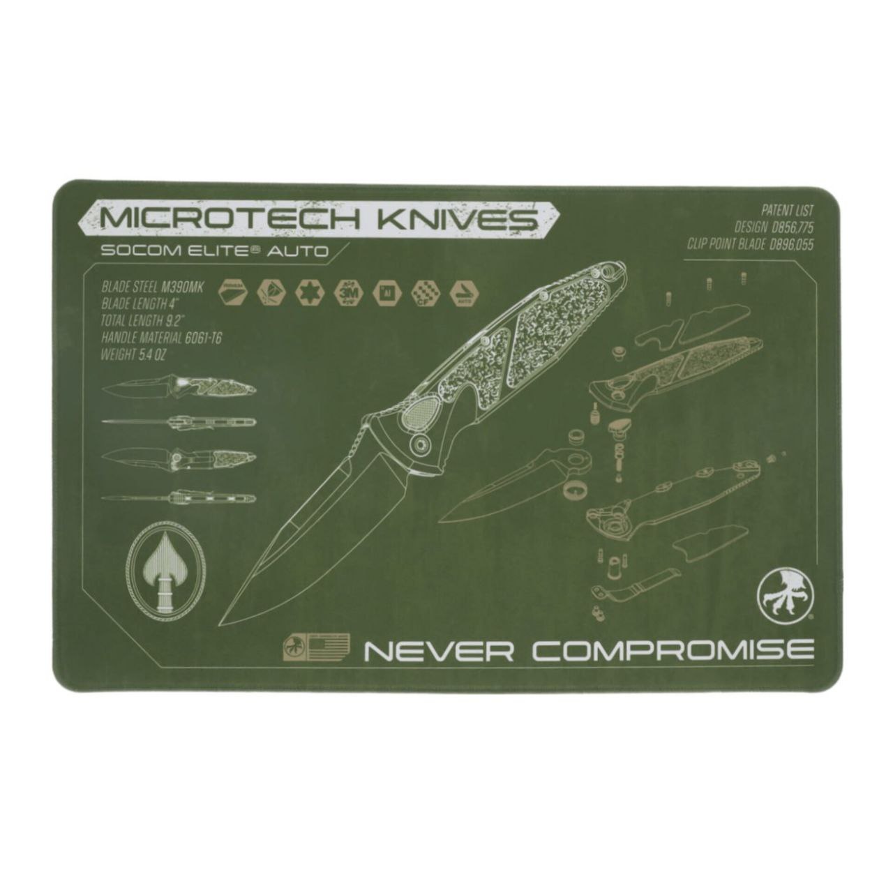 Microtech Mat Socom Elite Auto