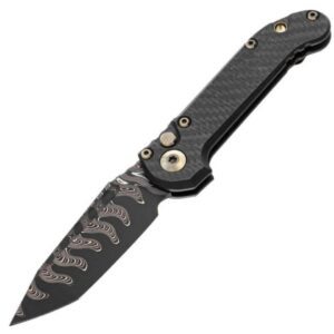 Microtech Marfione Select LUDT Carbon Damascus Tanto