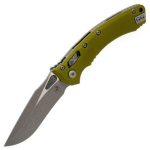 Microtech Amphibian OD Green Fluted