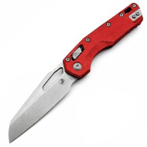 Microtech MSI Red Fluted Aluminum SW