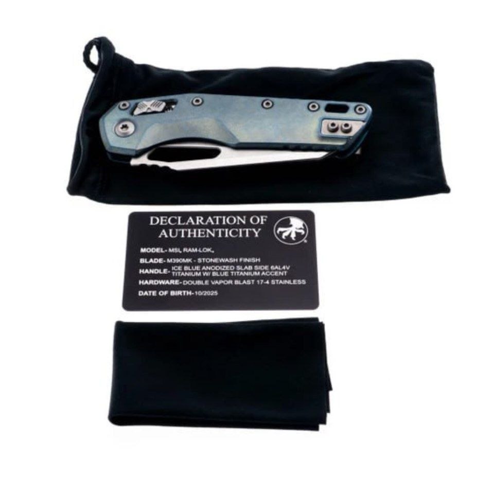 Microtech Marfione Select MSI Ice Blue SW — изображение 5