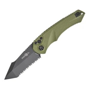 Heretic Mini Pariah OD Green Polymer MagnaCut F/S