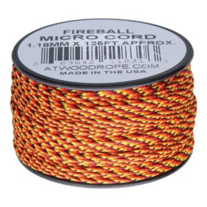 Atwood Rope MFG Micro Cord 100 Fireball (паракорд, метраж)