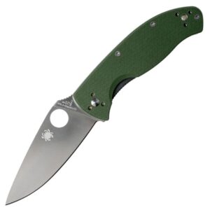 Spyderco Tenacious Green G10 8Cr13MoV Satin