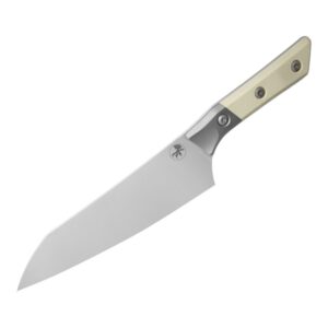 Microtech Chefs Ivory G10/Titanium Stonewash
