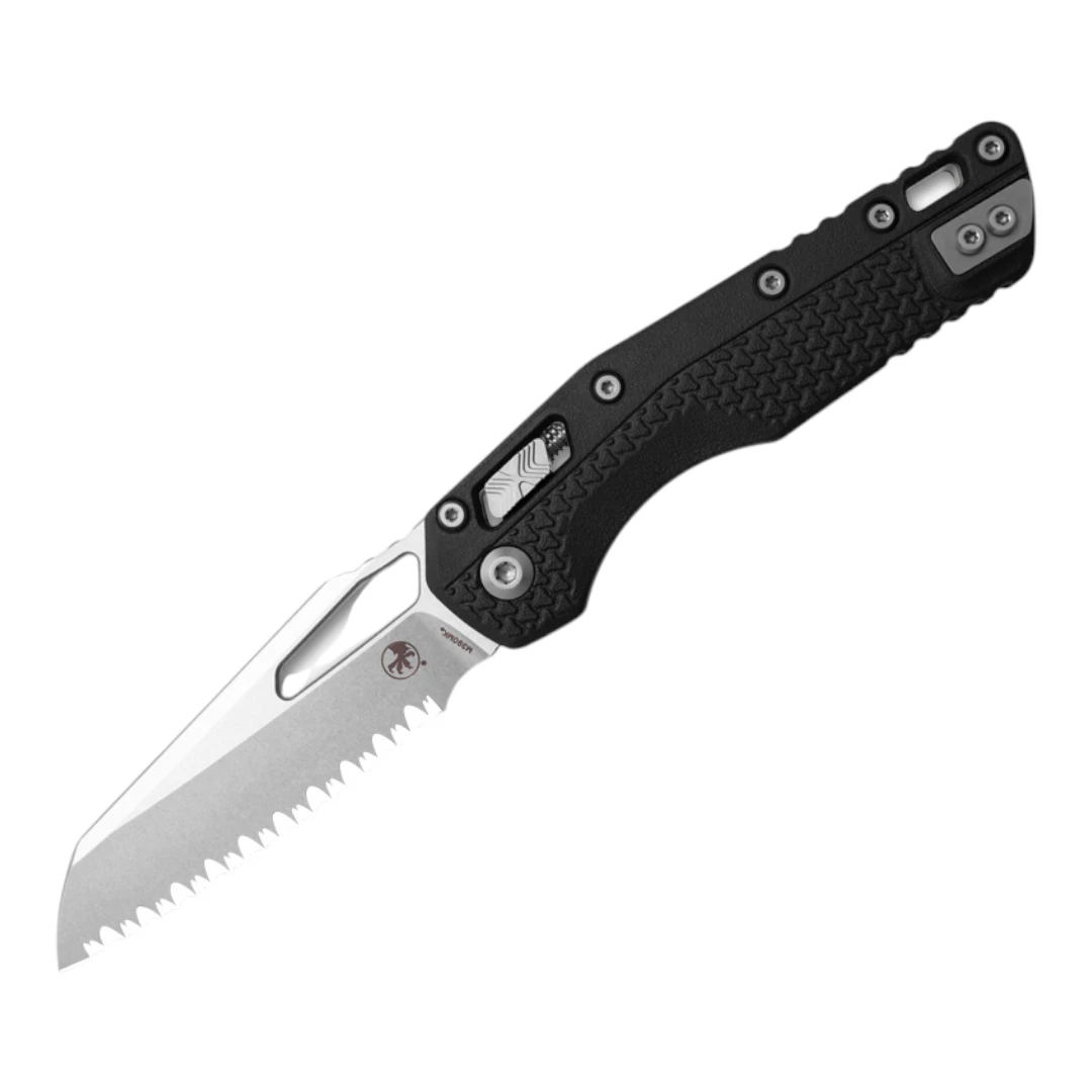 Microtech MSI Black Polymer Stonewash F/S