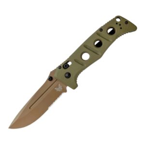 Benchmade Adamas Olive Drab G10 CruWear Cerakote P/S
