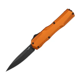 Kershaw Livewire Orange Aluminum Magnacut Blackwash