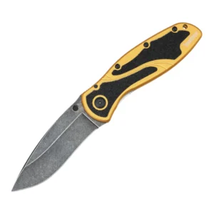 Kershaw Blur Gold Aluminium 14C28N Blackwash