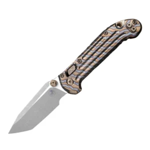 Microtech Marfione Select Ludt Ram-Lok Flamed Titanium Grooved Tanto SW