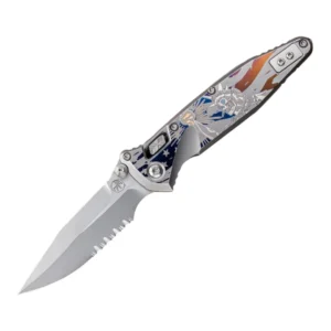 Microtech Socom Ram-Lok Liberty or Death Set Serrated