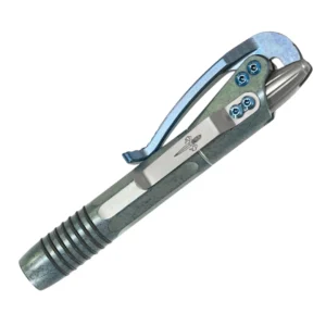 Тактическая ручка Marfione Custom Siphon II Pen Ice Blue Slab Titanium