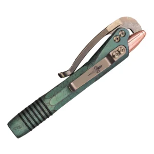 Тактическая ручка Marfione Custom Siphon II Pen Antique Green Slab Titanium
