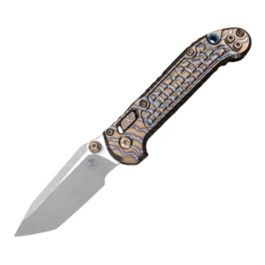 Microtech Marfione Select Ludt Ram-Lok Flamed Titanium Frag Tanto SW